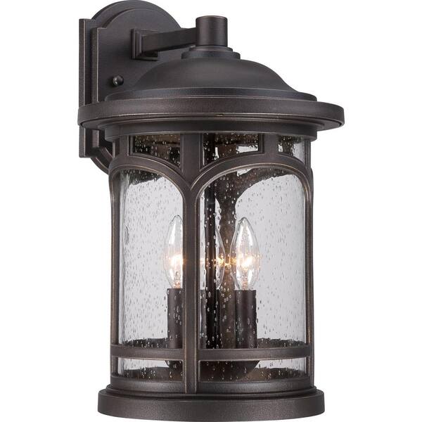 Quoizel Marblehead 1-Light Palladian Bronze Outdoor Wall Lantern Sconce