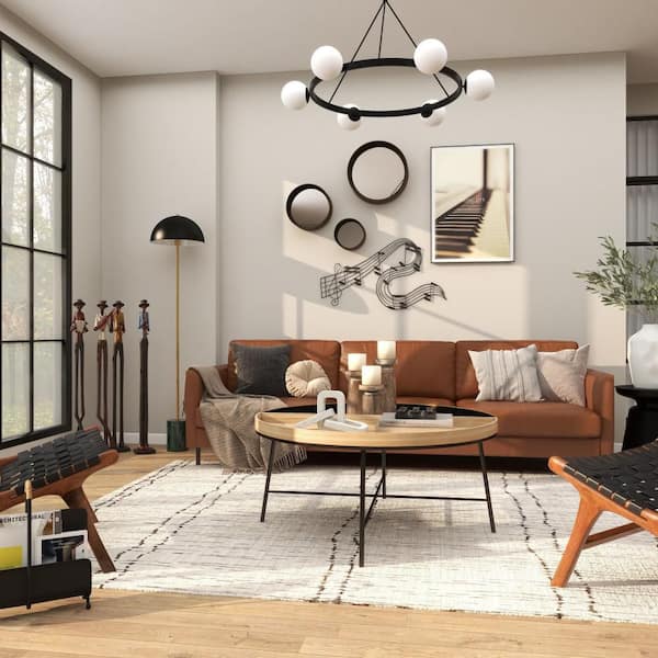 Brown Polystone Tall Long Legged Jazz Band Musician Sculpture with Black Base Stand (Set of 4)