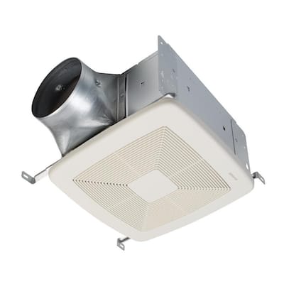 Broan-NuTone Roomside Series Decorative White 110 CFM Ceiling Humidity  Sensing Bathroom Exhaust Fan with LED Panel, ENERGY STAR AERN110SLW - The  Home Depot