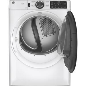 7.8 cu. ft. Smart White Stackable Electric Dryer with Sanitize Cycle, ENERGY STAR