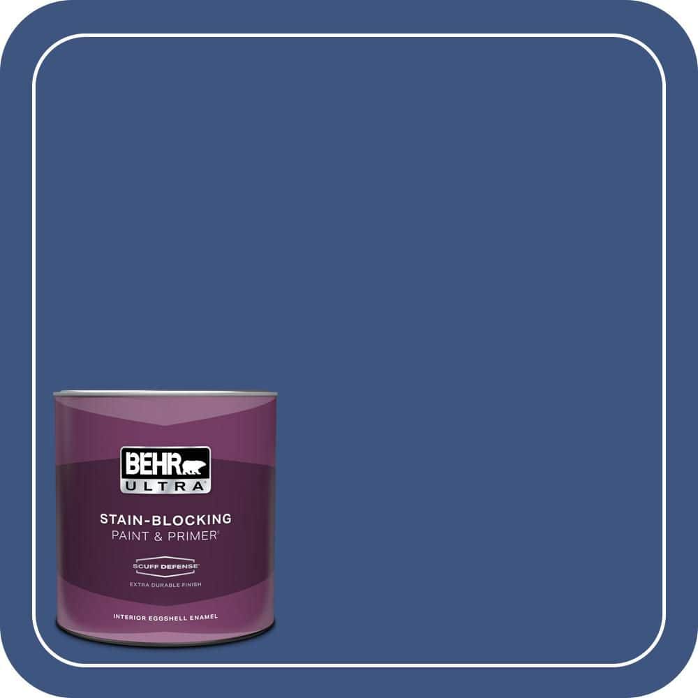 1 qt. #S-G-600 Deep Azure Extra Durable Eggshell Enamel Interior Paint & Primer price history on PriceWatchPro