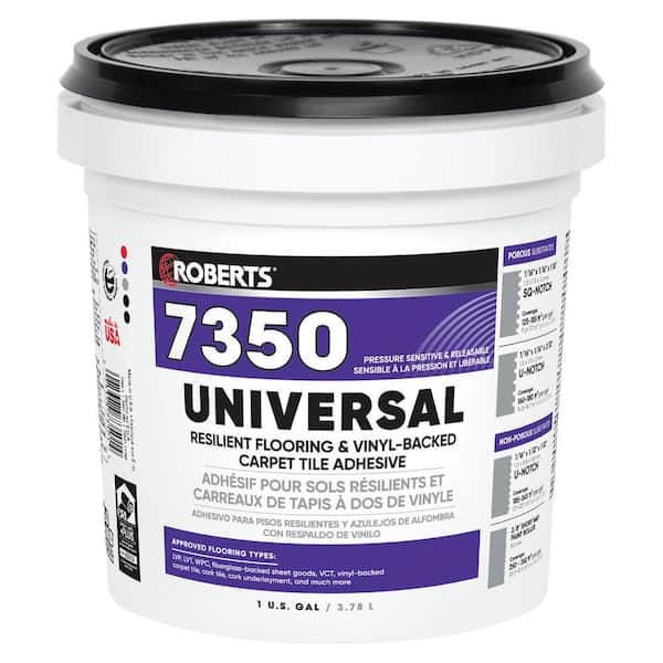 ROBERTS 7350 1 Gal. (4 qt.) Universal Flooring Adhesive