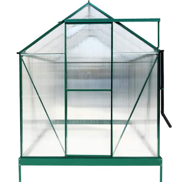 Boosicavelly 75.2 in. W x 99.2 in. D x 96.8 in. H Outdoor Walk-In Greenhouse