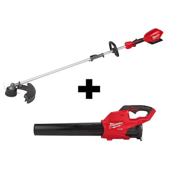 Milwaukee M18 FUEL 18V Lithium-Ion Cordless Brushless QUIK-LOK String Trimmer and Blower Combo Kit (2-Tool)
