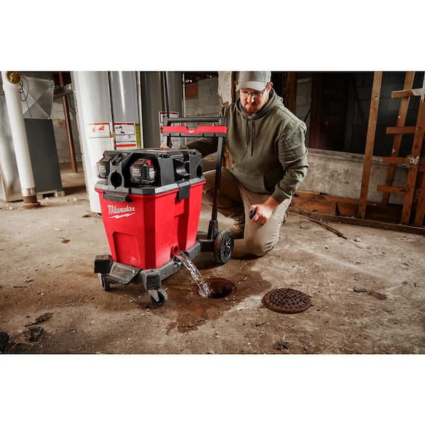 Milwaukee M18 12 Gal. Wet/Dry Shop Vacuum Tank 0932-20 - The Home