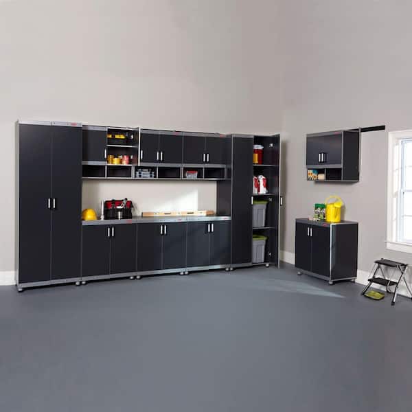 Garage cabinets - Rubbermaid Fasttrack cabinets 