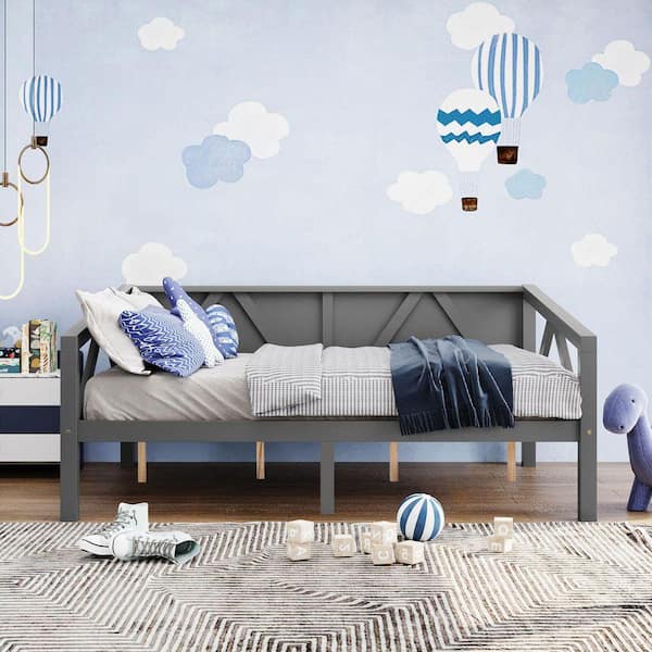 Multi-functional Gray Full Daybed