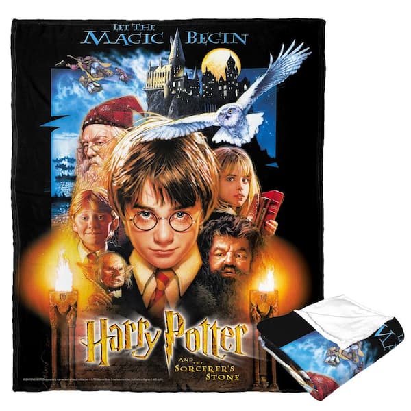 THE NORTHWEST GROUP Harry Potter Sorcerer's Stone Silk Touch Multi-Colored Throw Blanket