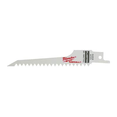 5 in. 6 Teeth per in. Plaster Cutting SAWZALL Reciprocating Saw Blades (5 Pack)