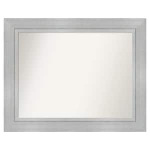 Romano Silver 39.25 in. x 31.25 in. Custom Non-Beveled Wood Framed Batthroom Vanity Wall Mirror