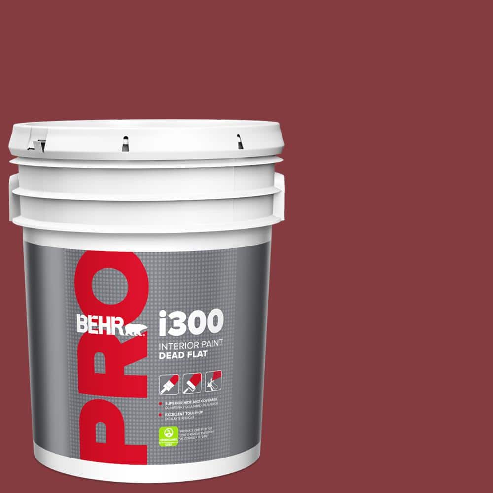 5 gal. #M140-7 Dark Crimson Dead Flat Interior Paint price history on PriceWatchPro