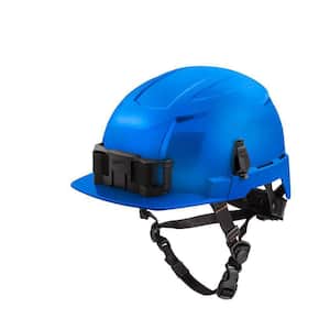 BOLT Blue Type 2 Class E Front Brim Non-Vented Safety Helmet