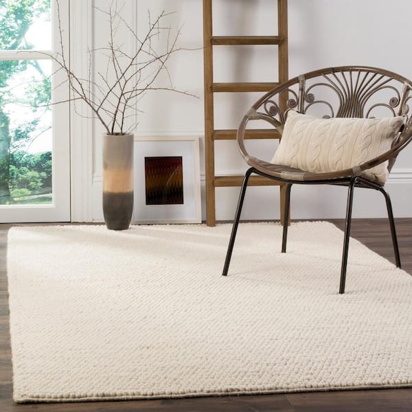 Natura 8 ft. x 8 ft. Square Ivory Gradient Area Rug