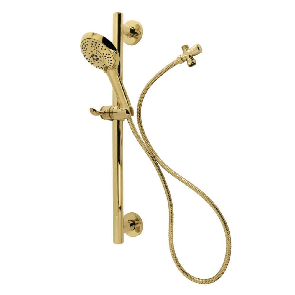Made To Match-Handle 5-Spray Shower Combo in Polished Brass price history on PriceWatchPro
