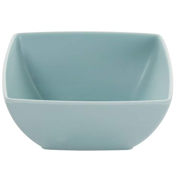 Pfaltzgraff Venice Storage Bowls, 6 inch, Teal and White