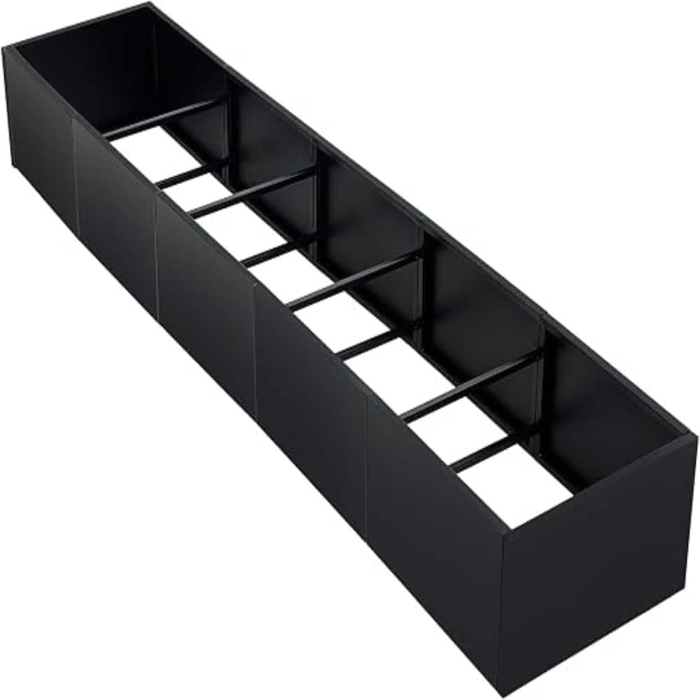 "68""x18"" Bottomless Raised Garden Bed, Outdoor Aluminum Planter Box, Easy Snap-Fit Metal Garden Bed for Plants" price history