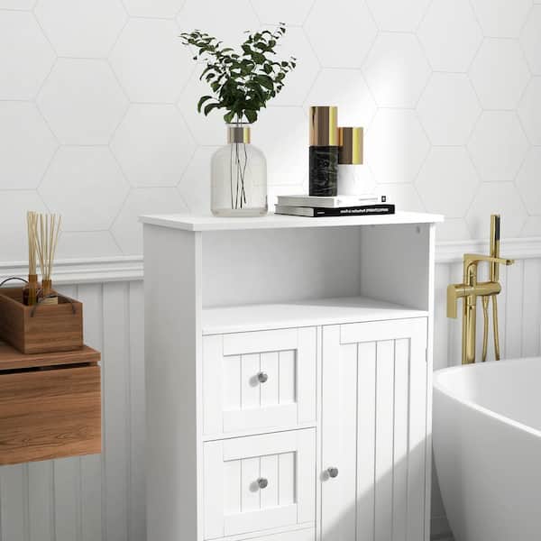 White Bathroom Wall Cabinet
