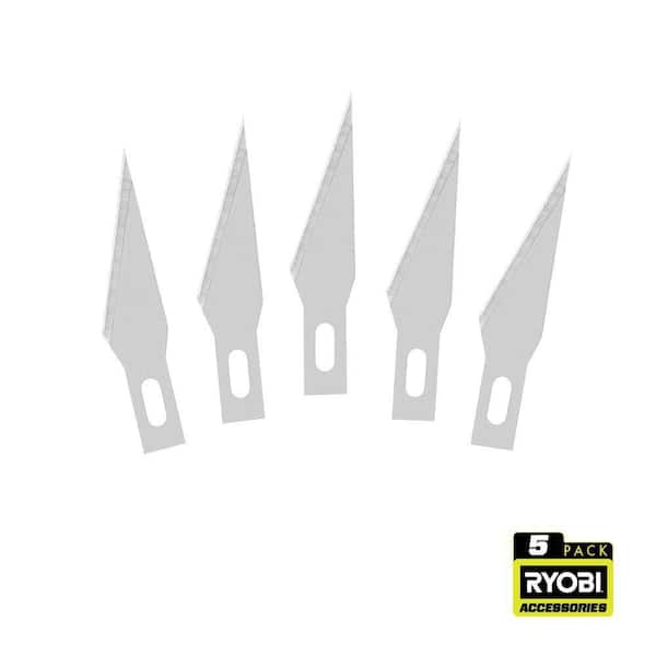 RYOBI #11 Steel Precision Hobby Knife Replacement Utility Knife Blades  (5-Piece) RHCKB5011 - The Home Depot