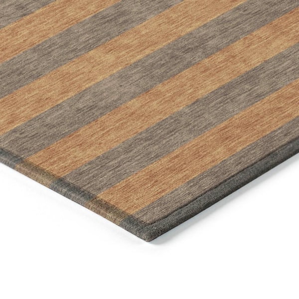 Chantille ACN530 Fudge 5 ft. x 7 ft. 6 in. Machine Washable Indoor/Outdoor Geometric Area Rug