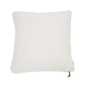 White Teddy Sherpalux 20 in. x 20 in.