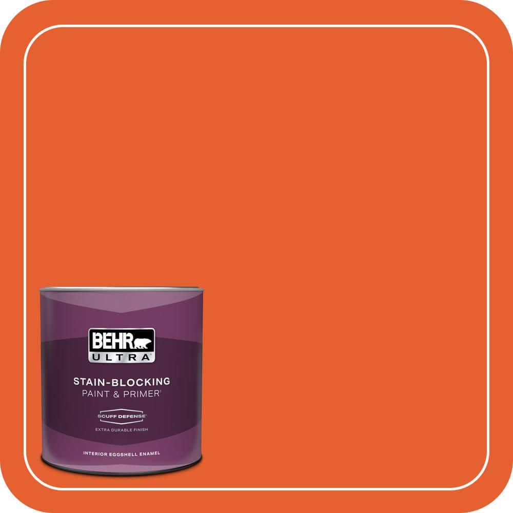 1 qt. #S-G-230 Startling Orange Extra Durable Eggshell Enamel Interior Paint & Primer price history on PriceWatchPro