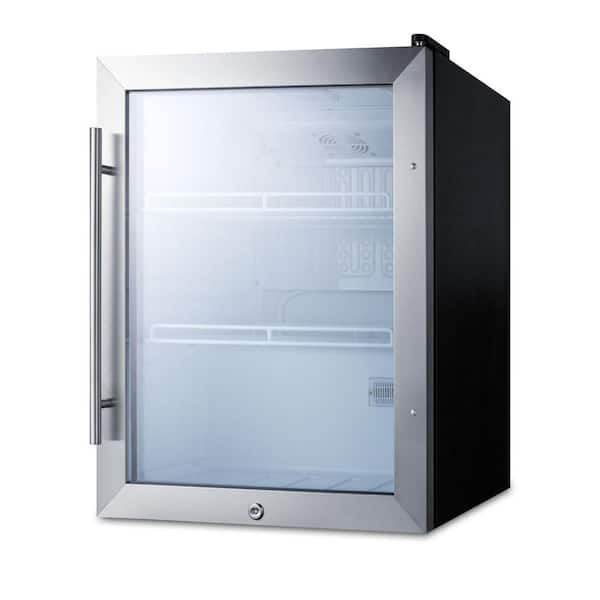 19 in. 2.1 cu. ft. Commercial Refrigerator in Black