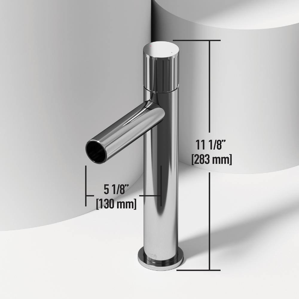 Ashford 11" Chrome Single Handle Vessel Sink Faucet