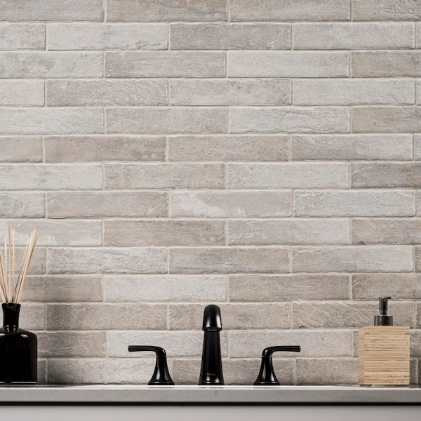 MSI Take Home Tile Sample - Capella Ivory 4 in. x 4 in. Brick