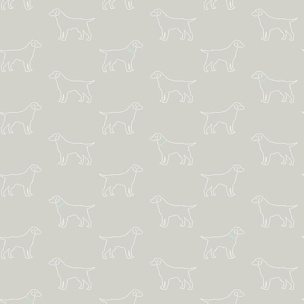 Chesapeake Yoop Grey Dog Wallpaper Sample