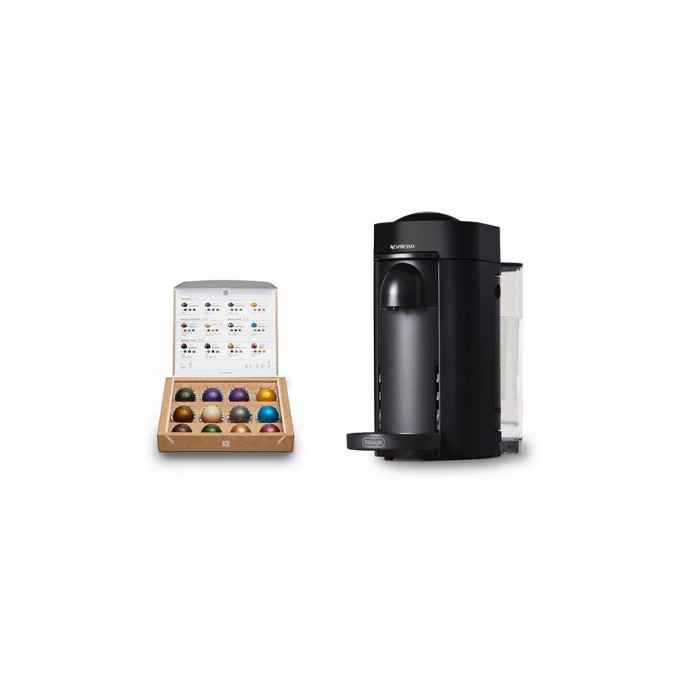 Nespresso VertuoPlus Deluxe Black Matte Coffee and Espresso Machine