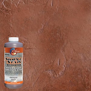 1 qt. Antique Rust Concentrated Semi-Transparent Water Based Interior/Exterior Concrete Stain