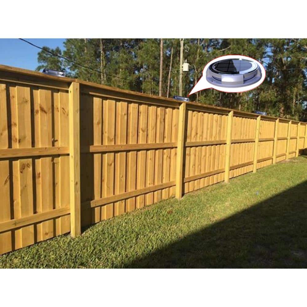 Low Voltage Solar Powered Color Changing LED Fence Lights Pack