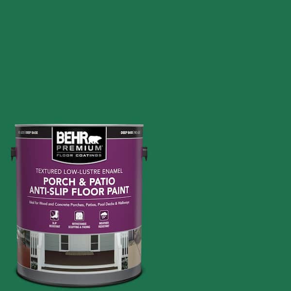 BEHR PREMIUM 1 gal. #470B-7 Climbing Ivy Textured Low-Lustre Enamel Interior/Exterior Porch and Patio Anti-Slip Floor Paint