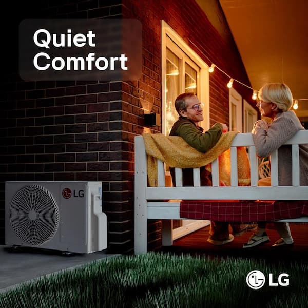 Outdoor Unit 12,000 BTU 20 SEER2 Wi-Fi 1-Zone Ductless Mini Split Heat Pump Air Conditioner 115V