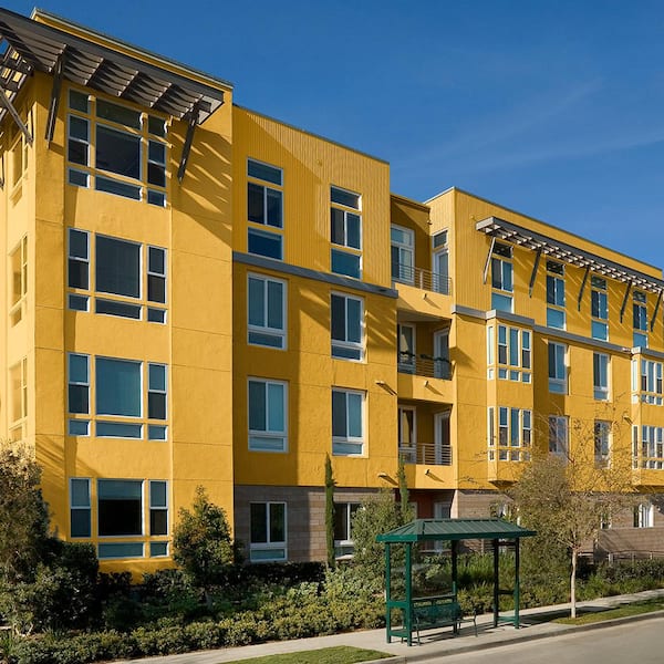 5 gal. #HDC-MD-02A Yellow Groove Flat Exterior Paint