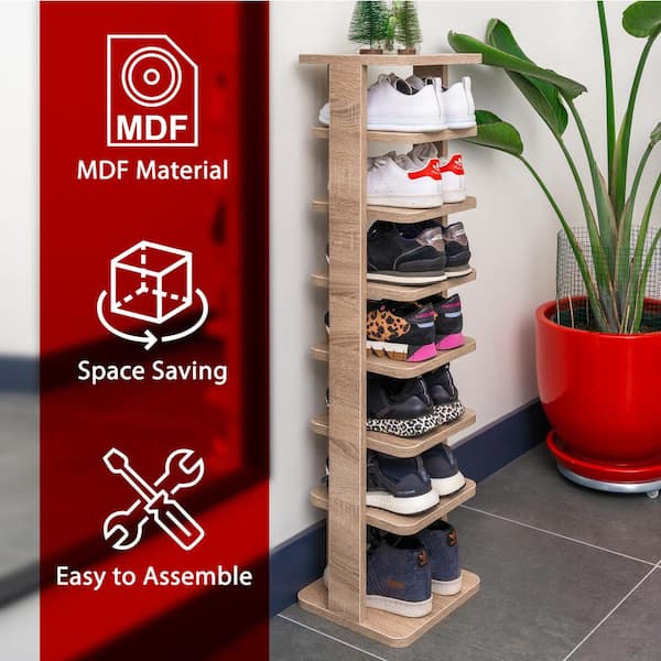 3 / 5 /7 Tier Heavy Duty Metal Shoe Rack,Quick Assembly No Tools Required