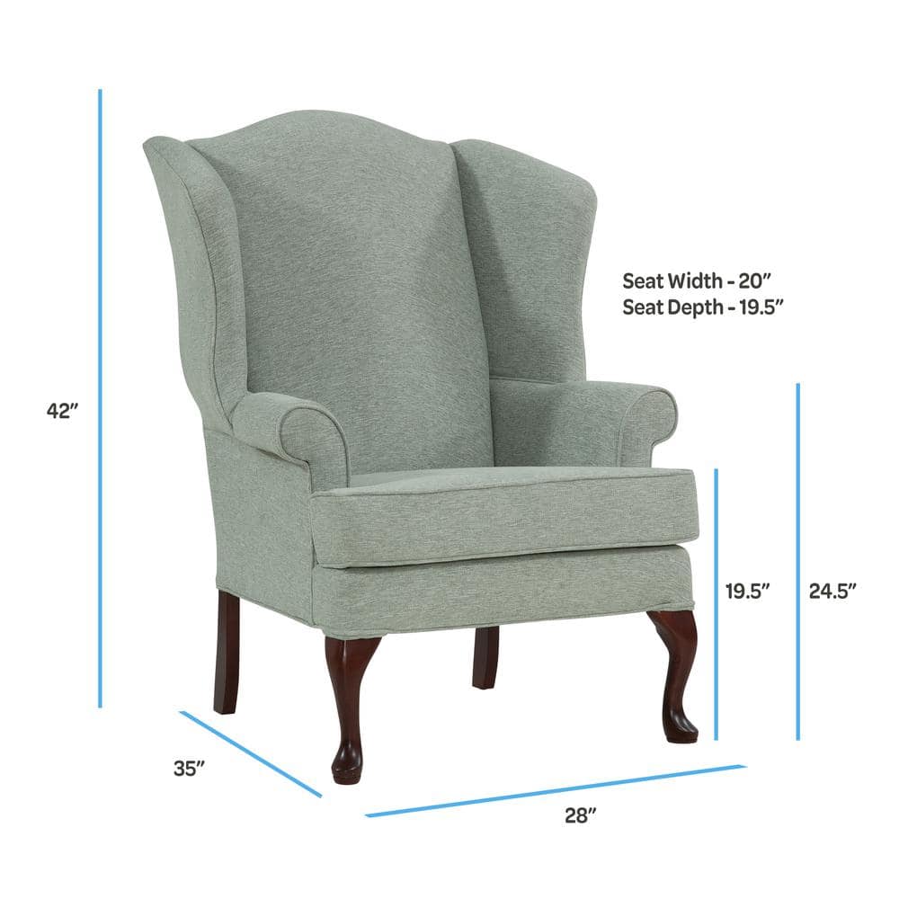 Traditional Handcrafted Red Wood Accent Chair