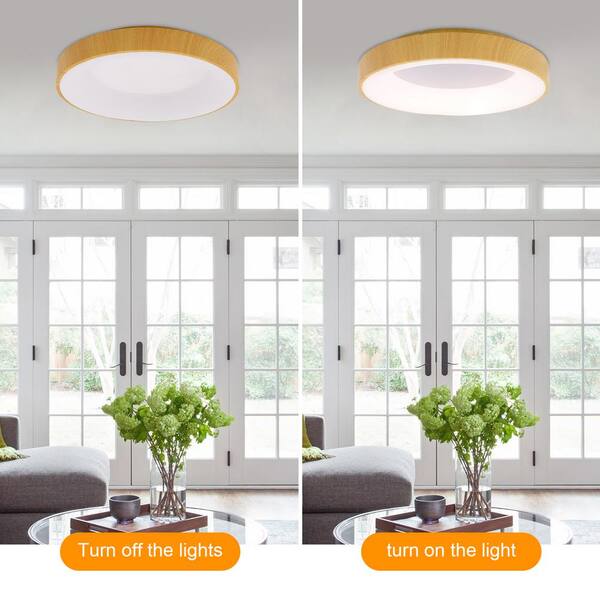 ライト・ランタン WOOD BBs Kn One Off Shade 38-KT ki-no OUKANING 18.5 in. 1-Light Modern Wood 3 Colors Selectable