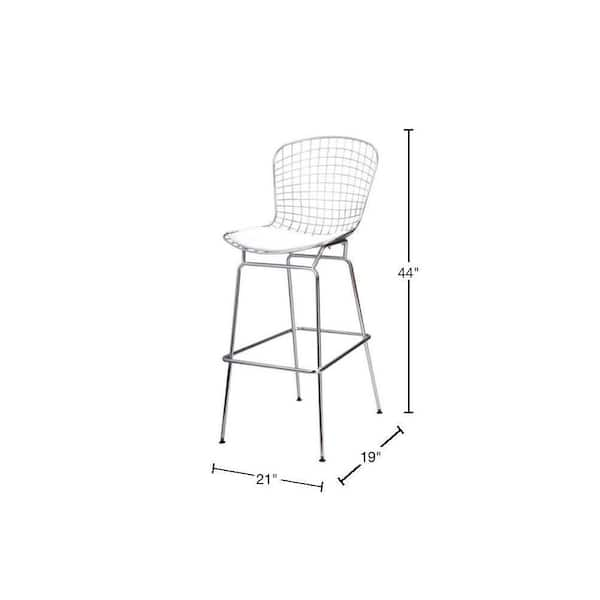 TRINITY 30 Swivel Stool, Assembled, Chrome