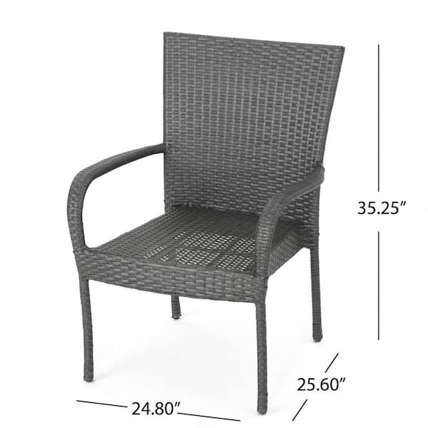 Grey rattan dining online furniture