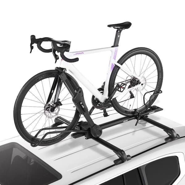 Roof Bike Rack, 33 lbs. Capacity, Bicycle Rack with Locking Systems, Upright Rooftop Bike Rack 1 Bike Carrier, Black