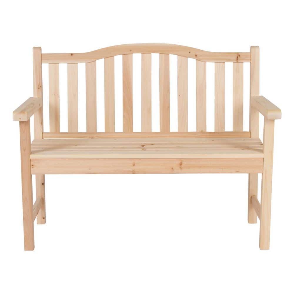 Belfort II 45 in. Natural Wood Outdoor Bench price history on PriceWatchPro