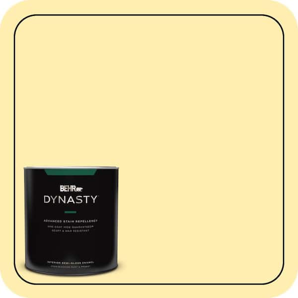 BEHR DYNASTY 1 qt. #ICC-50 Joyous Semi-Gloss Enamel Interior Stain-Blocking Paint & Primer