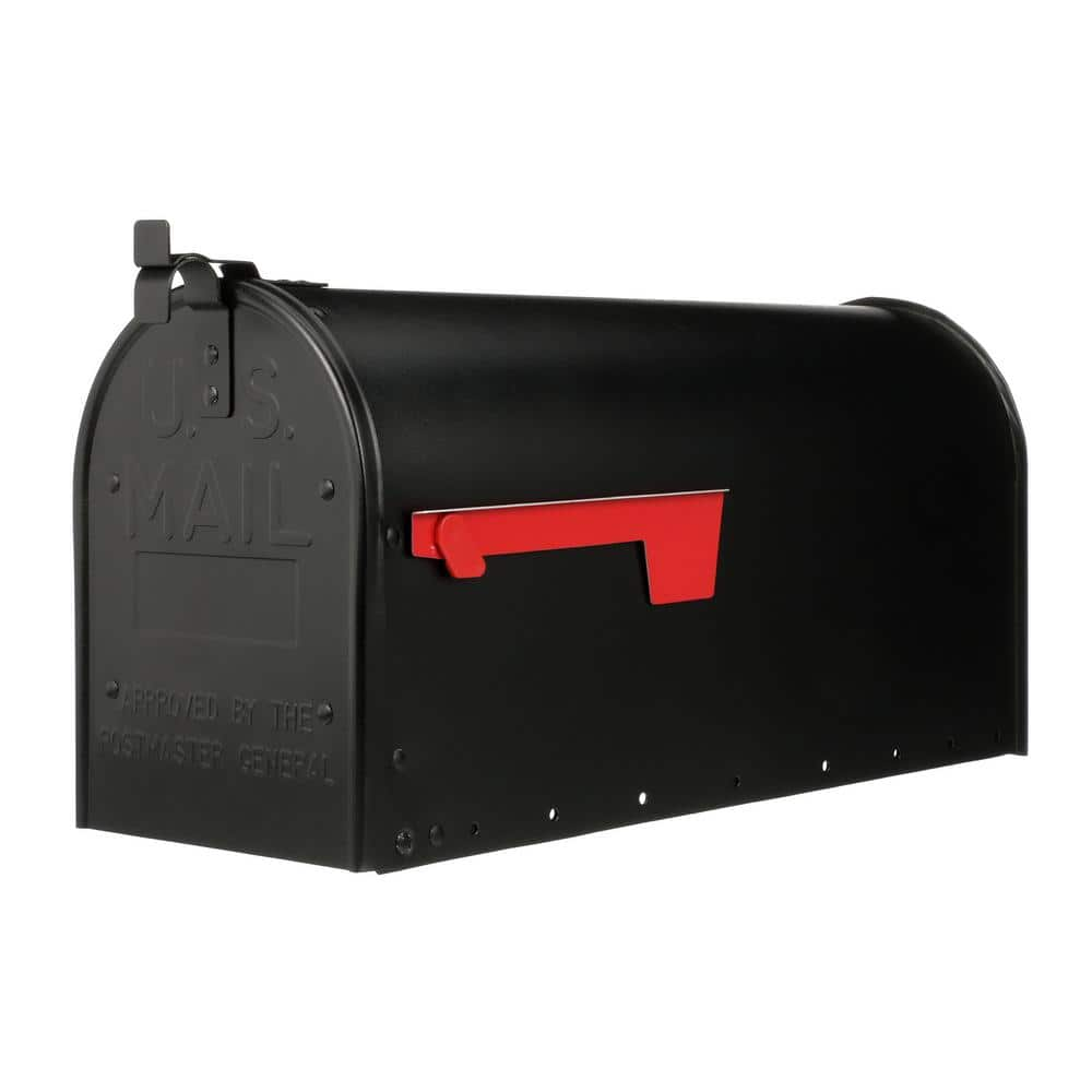 Architectural Mailboxes Admiral Textured Black, Large, Aluminum