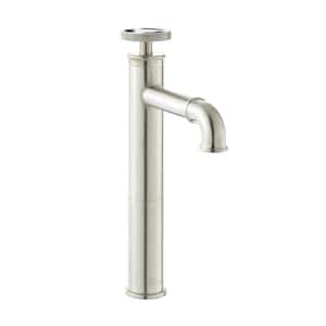 Avallon Single-Handle High-Arc Single-Hole Bathroom Faucet in Brushed Nickel