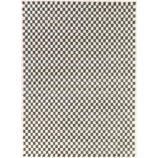 Castle Charcoal 5 ft. x 7 ft. Area Rug