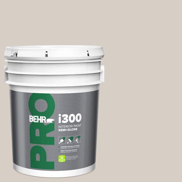 BEHR PRO 5 gal. #MQ3-06 Granite Dust Semi-Gloss Interior Paint