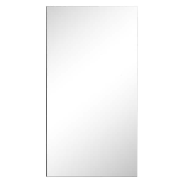 16 in. W x 30 in. H Rectangular Aluminum Medicine Cabinet with Mirror