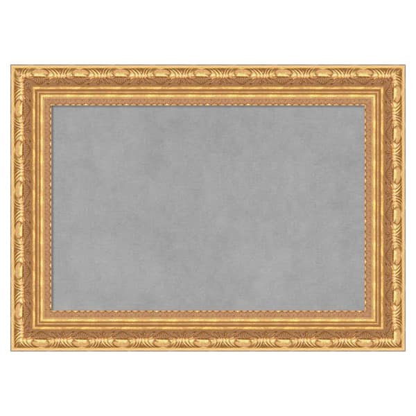 Amanti Art Versailles Gold 22 in. x 16 in. Framed Magnetic Board