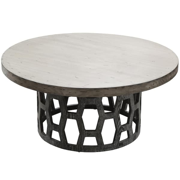 Armen Living Armen Living 18 in. Centennial Coffee Table in Walnut Wood Finish